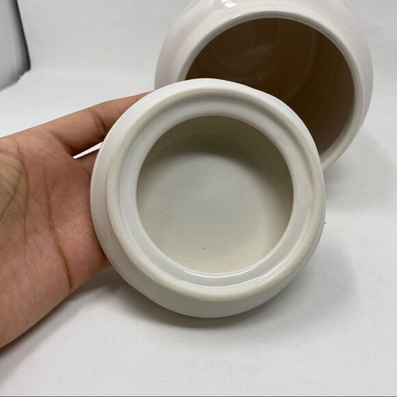 Rae Dunn Santa Cookie Jar Christmas Holiday RARE Gift Cooking Bake Her Him Snack - Picture 6 of 12